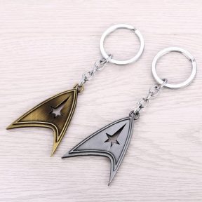 2015 Movie Star Trek  Metal Keychain Pendant Key Chain LOGO Key Ring Jewelry Men's gift