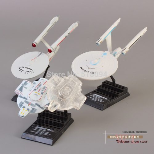 Free Shipping <font><b>Star</b></font> <font><b>Trek</b></font> Mini Spaceship PVC Action Figure Model Toy set of 3 MVFG098
