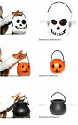 Halloween Candy Pail Skull Pumpkin Cauldron 18" American Girl Doll Accessories