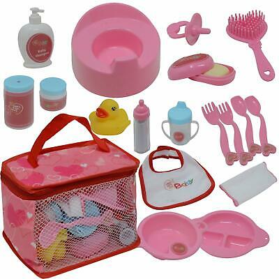 The New York Doll Collection Baby Doll Feeding & Caring Accessory Set