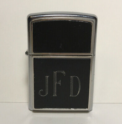 Zippo Lighter H 06 Bradford PA USA G 06 Best Man JFD Initials