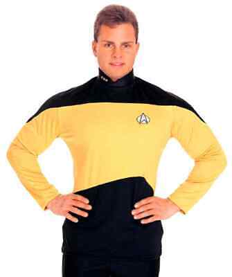 Star Trek Next Generation Shirt Fancy Dress Halloween Adult Costume 2 COLORS